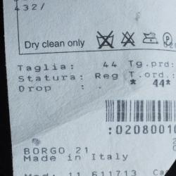 Pre Owned Giorgio Armani Black Embellished Vest Top M