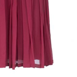 Pre Owned Giorgio Armani Pleated Sleeveless Dress M