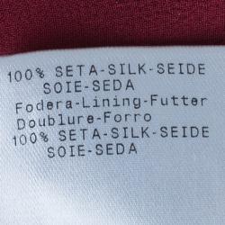 Pre Owned Giorgio Armani Pleated Sleeveless Dress M