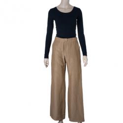 Giorgio Armani Linen and Silk Blend Trousers M