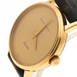 Girard Perregaux Gold Plated Vintage Women's Wristwatch 27 mm