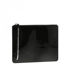 Pre Owned Giuseppe Zanotti Black Patent Leather Mergery Clutch