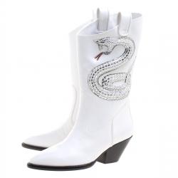 white snake boots