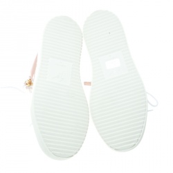 Pre Owned Giuseppe Zanotti Blush Pink Patent Leather London High Top Sneakers Size 41