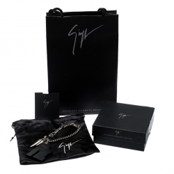Giuseppe Zanotti Shoe Charm Silver Tone Bag Charm