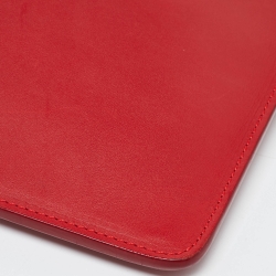 Giuseppe Zanotti Red Leather Logo Zip Slim Pouch