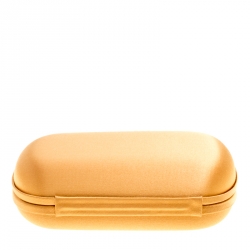 Giuseppe Zanotti Tan Satin Chain Box Clutch