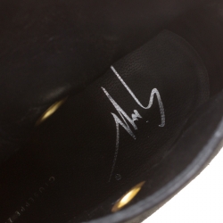 مملوكة مسبقًا حذاء بوت جوسيبي زانوتي جلد مدبوغ أسود مقاس 42