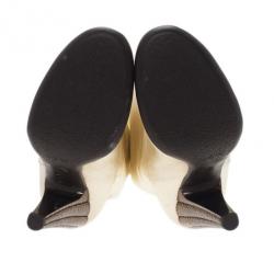 Pre Owned Giuseppe Zanotti Gold Metallic Leather Over the Knee Boots Size 39