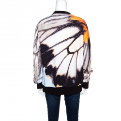 Givenchy Multicolor Butterfly Wing Print Cotton Terry Sweatshirt M