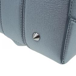 Givenchy Silver Leather Mini Lucrezia Duffel Bag