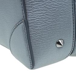 Givenchy Silver Leather Mini Lucrezia Duffel Bag