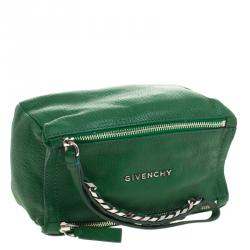 مملوكة مسبقًا حقيبة كلتش جيفنشي باندورا جلد أخضر بحمالة معصم