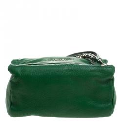 مملوكة مسبقًا حقيبة كلتش جيفنشي باندورا جلد أخضر بحمالة معصم