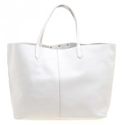 Pre Owned حقيبة يد جيفنشي شوبينغ أنتيغونا كبيرة جلد بيج فاتحة