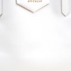 Pre Owned حقيبة يد جيفنشي شوبينغ أنتيغونا كبيرة جلد بيج فاتحة