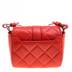 Givenchy Red Quilted Leather Small Obsedia Crossbody Bag