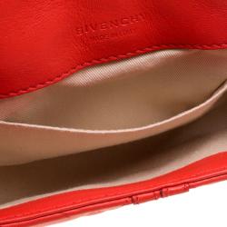 Givenchy Red Quilted Leather Small Obsedia Crossbody Bag