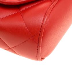 Givenchy Red Quilted Leather Small Obsedia Crossbody Bag