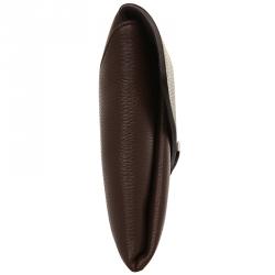 Pre Owned Givenchy Dark Brown Leather Antigona Envelope Clutch