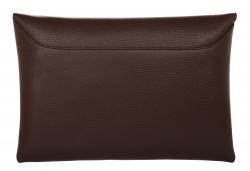 Pre Owned Givenchy Dark Brown Leather Antigona Envelope Clutch