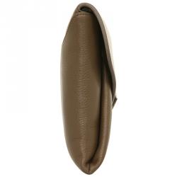 Pre Owned حقيبة كلتش جيفنشي انفيلوب انتيغونا جلد بنية