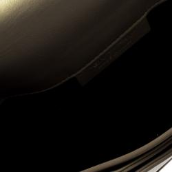 Pre Owned Givenchy Gold Leather Medium Envelope Antigona Clutch