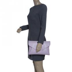 Givenchy Lilac Leather Medium Envelope Antigona Clutch