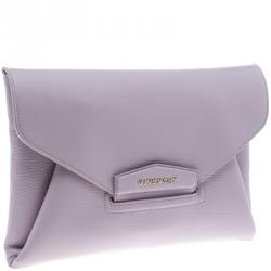 Givenchy Lilac Leather Medium Envelope Antigona Clutch