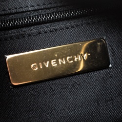 Pre Owned Givenchy Blue Signature Canvas Hobo