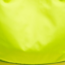 Pre Owned Givenchy Neon Green Nylon and Patent Leather Hobo