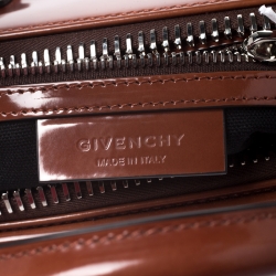مملوكة مسبقًا حقيبة جيفنشي أنتيغ ونا صغيرة جلد بنية
