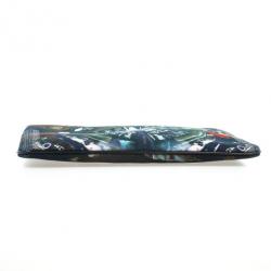 Pre Owned Givenchy Fighter Plane and Stars-Print Canvas Clutch
