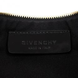 Pre Owned Givenchy Fighter Plane and Stars-Print Canvas Clutch