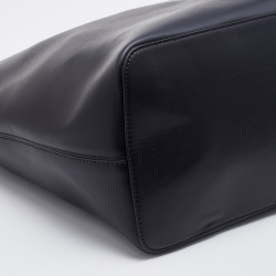 مملوكة مسبقًا Givenchy Black Leather Antigona Whipstitch Handle Tote