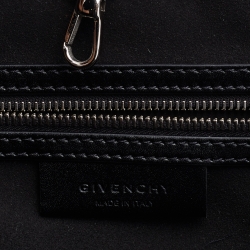 مملوكة مسبقًا Givenchy Black Leather Antigona Whipstitch Handle Tote