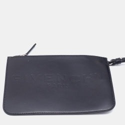 مملوكة مسبقًا Givenchy Black Leather Antigona Whipstitch Handle Tote
