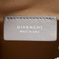 Givenchy Grey Leather Mini Antigona Vertical Crossbody Bag