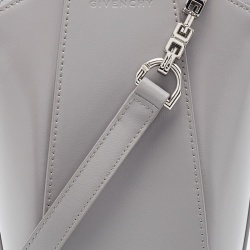 Givenchy Grey Leather Mini Antigona Vertical Crossbody Bag