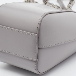 Givenchy Grey Leather Mini Antigona Vertical Crossbody Bag