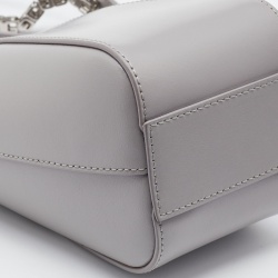 Givenchy Grey Leather Mini Antigona Vertical Crossbody Bag