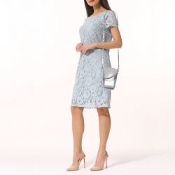 Givenchy Grey Leather Mini Antigona Vertical Crossbody Bag