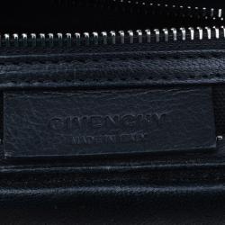 Pre Owned Givenchy Black Small Goatskin Antigona Satchel
