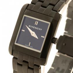 Pre Owned Givenchy Black Stainless  Steel  Asparas Women's Wristwatch 22 mm