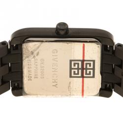 Pre Owned Givenchy Black Stainless  Steel  Asparas Women's Wristwatch 22 mm