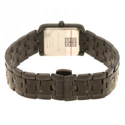 Pre Owned Givenchy Black Stainless  Steel  Asparas Women's Wristwatch 22 mm