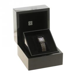 Pre Owned Givenchy Black Stainless  Steel  Asparas Women's Wristwatch 22 mm