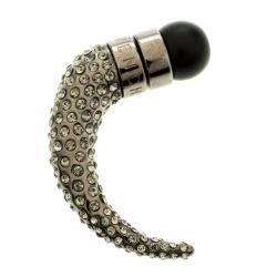 مملوكة مسبقًا قرط جيفنشي مرصع مفرد لون فضي بوق مغناطيسي