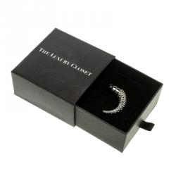 مملوكة مسبقًا قرط جيفنشي مرصع مفرد لون فضي بوق مغناطيسي