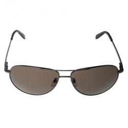 Givenchy Grey/Brown SGV 410 Aviator Sunglasses 